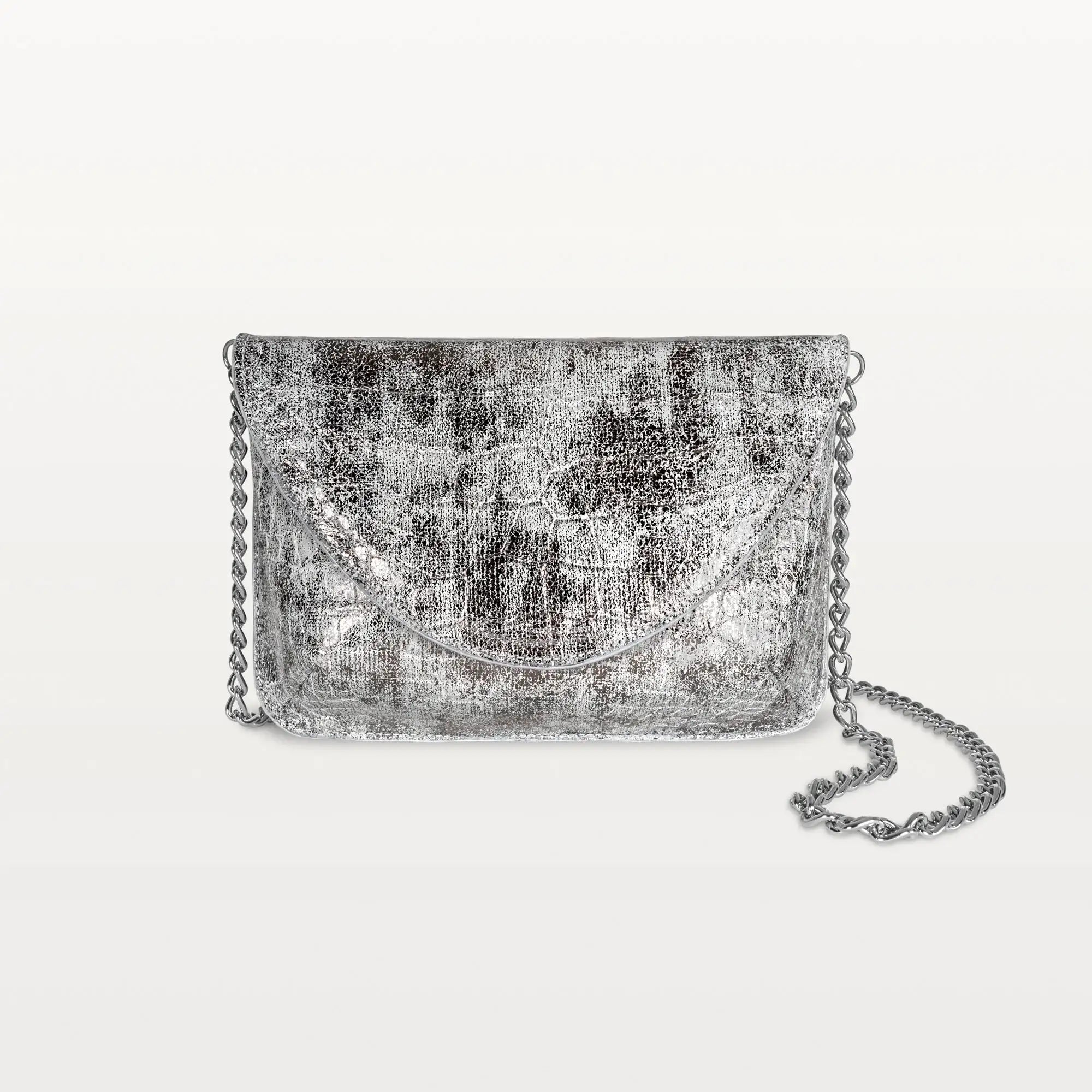 Serafina Crossbody in Heritage Silver Alligator
