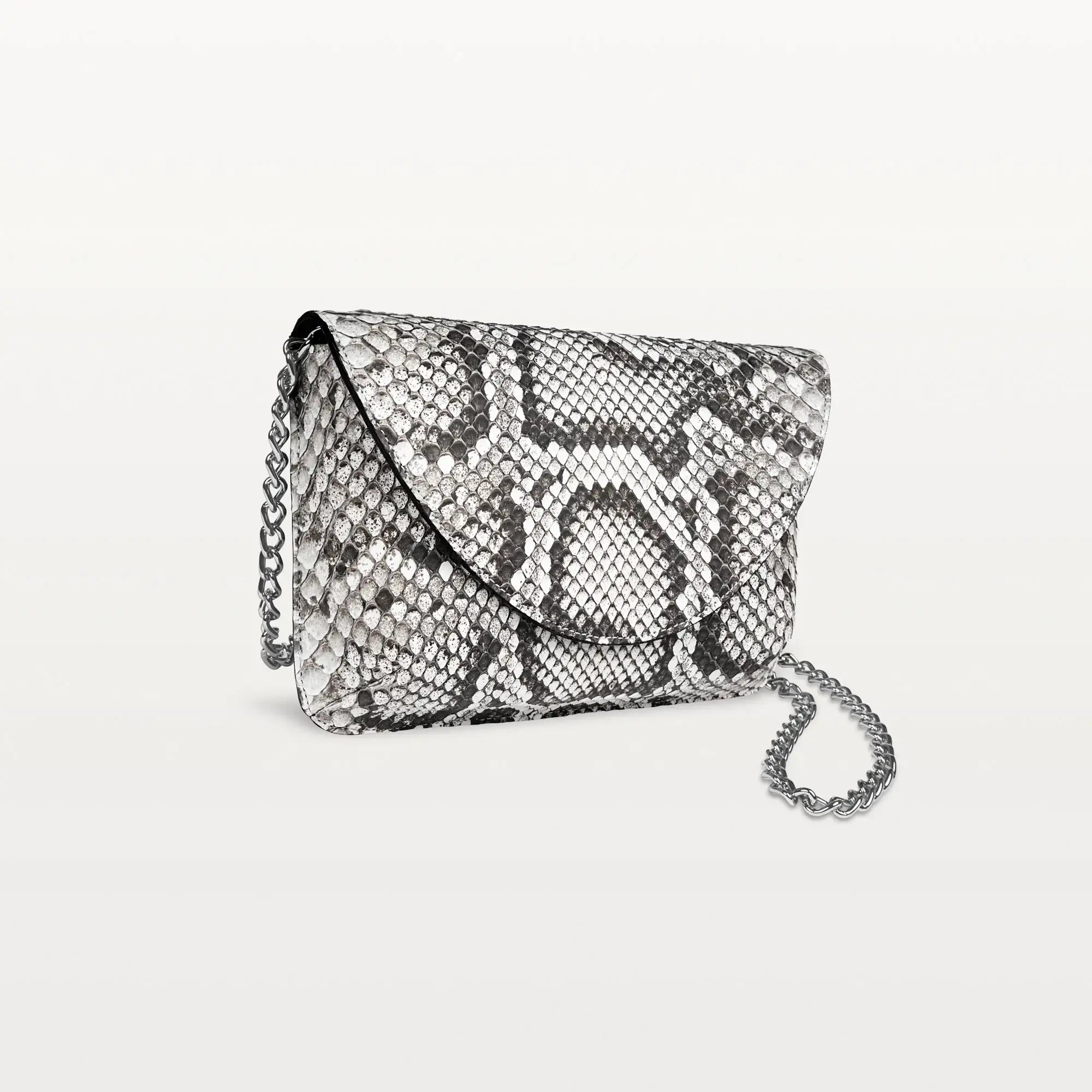 Serafina Crossbody in Natural Python (Monroe Print)