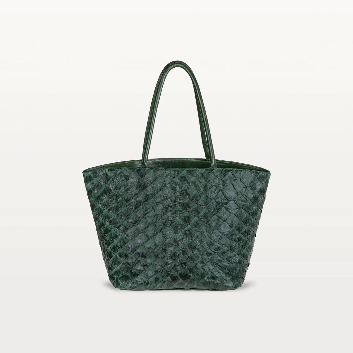 sustainable pirarucu leather luxury tote bag from piper & skye