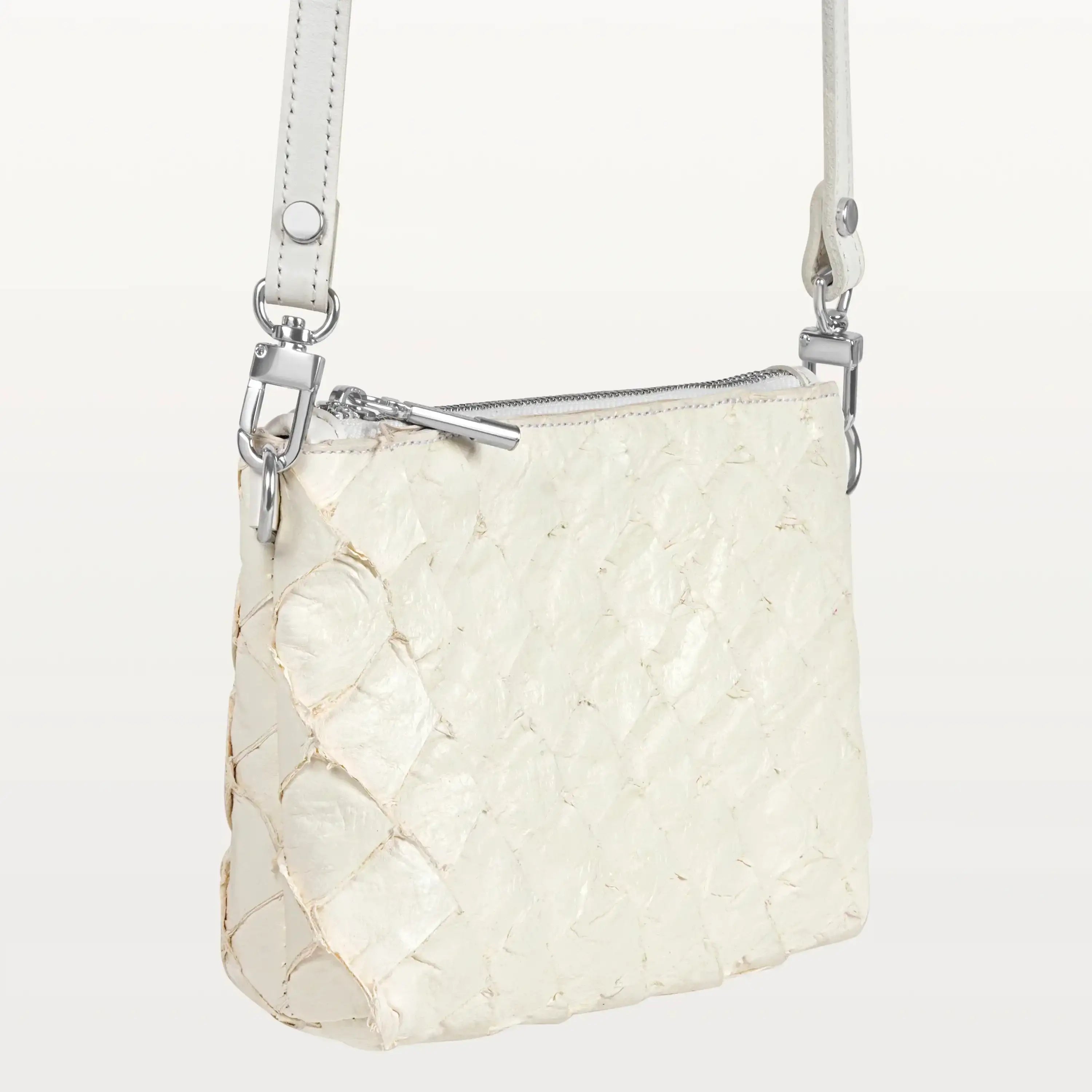 Clay White Boca Crossbody Bag | Made in the USA | Piper & Skye