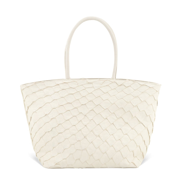 Delray Shopper - Clay White Pirarucu