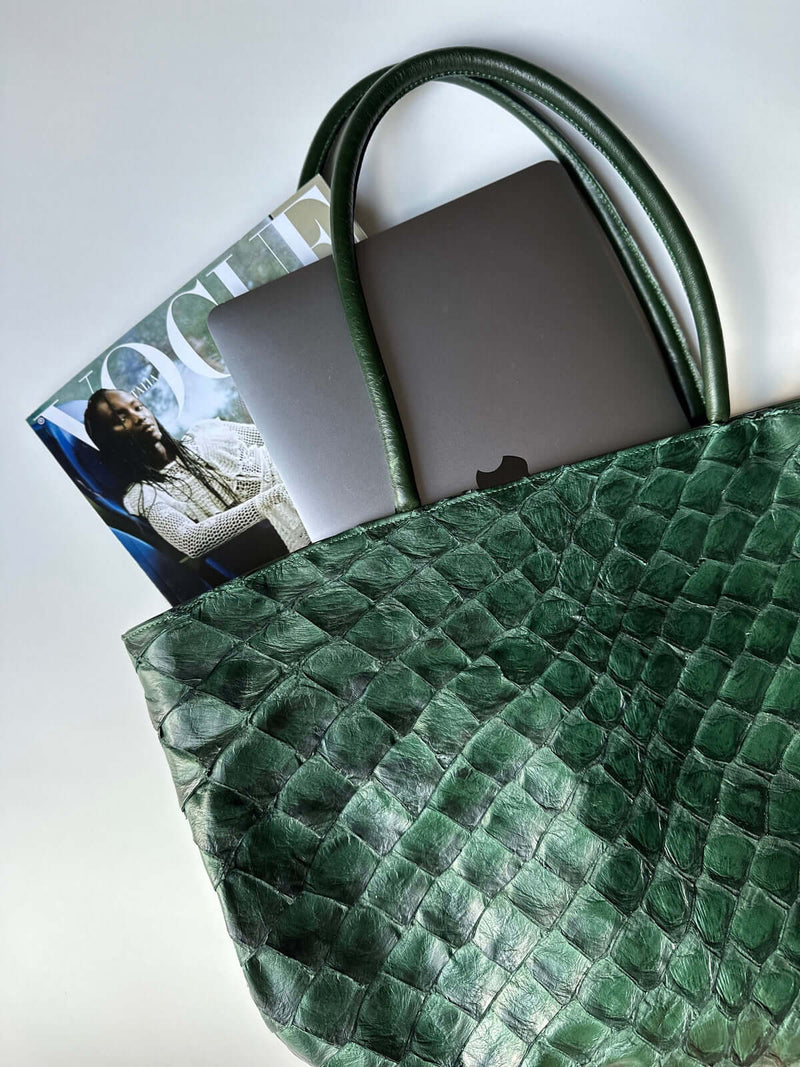 Delray Shopper - Verdant Green - Pirarucu