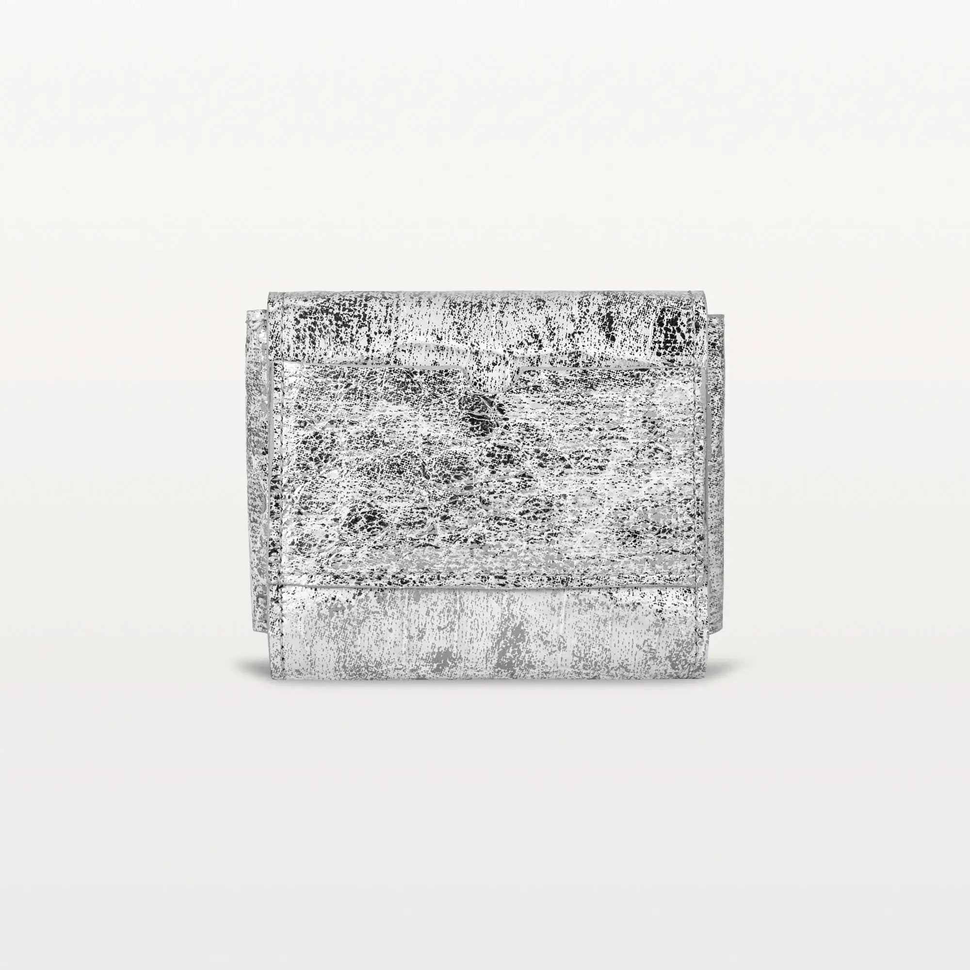 Luna Card Holder in Heritage Silver Alligator