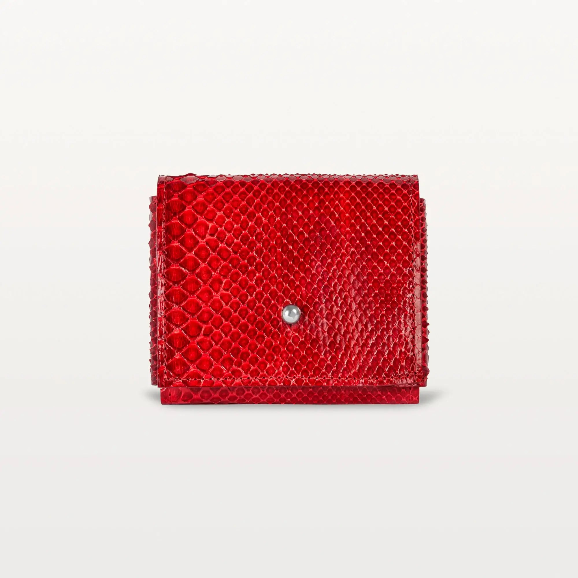 Luna Card Holder in Red Python (Inversa)