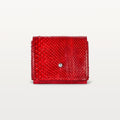 Luna Card Holder in Red Python (Inversa)