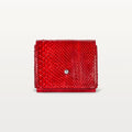 Luna Card Holder in Red Python (Inversa)