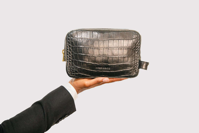 Nomad Dopp Kit - Black - Alligator