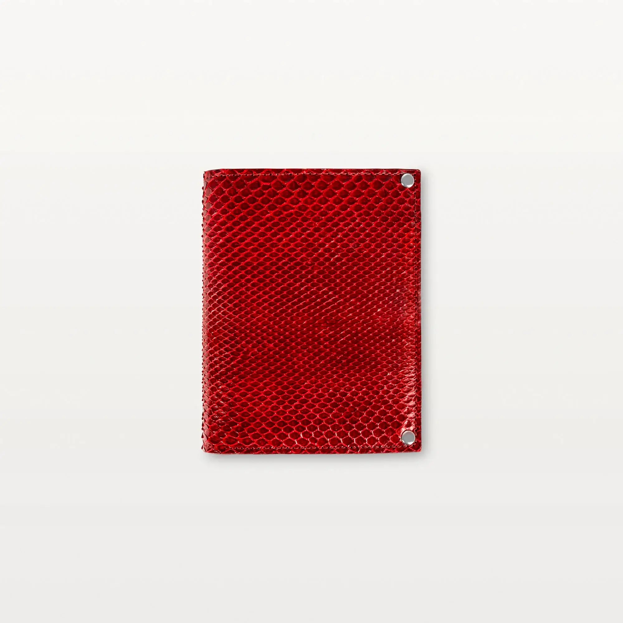Passport Holder in Red Python (Inversa)