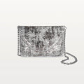 Serafina Crossbody in Heritage Silver Alligator