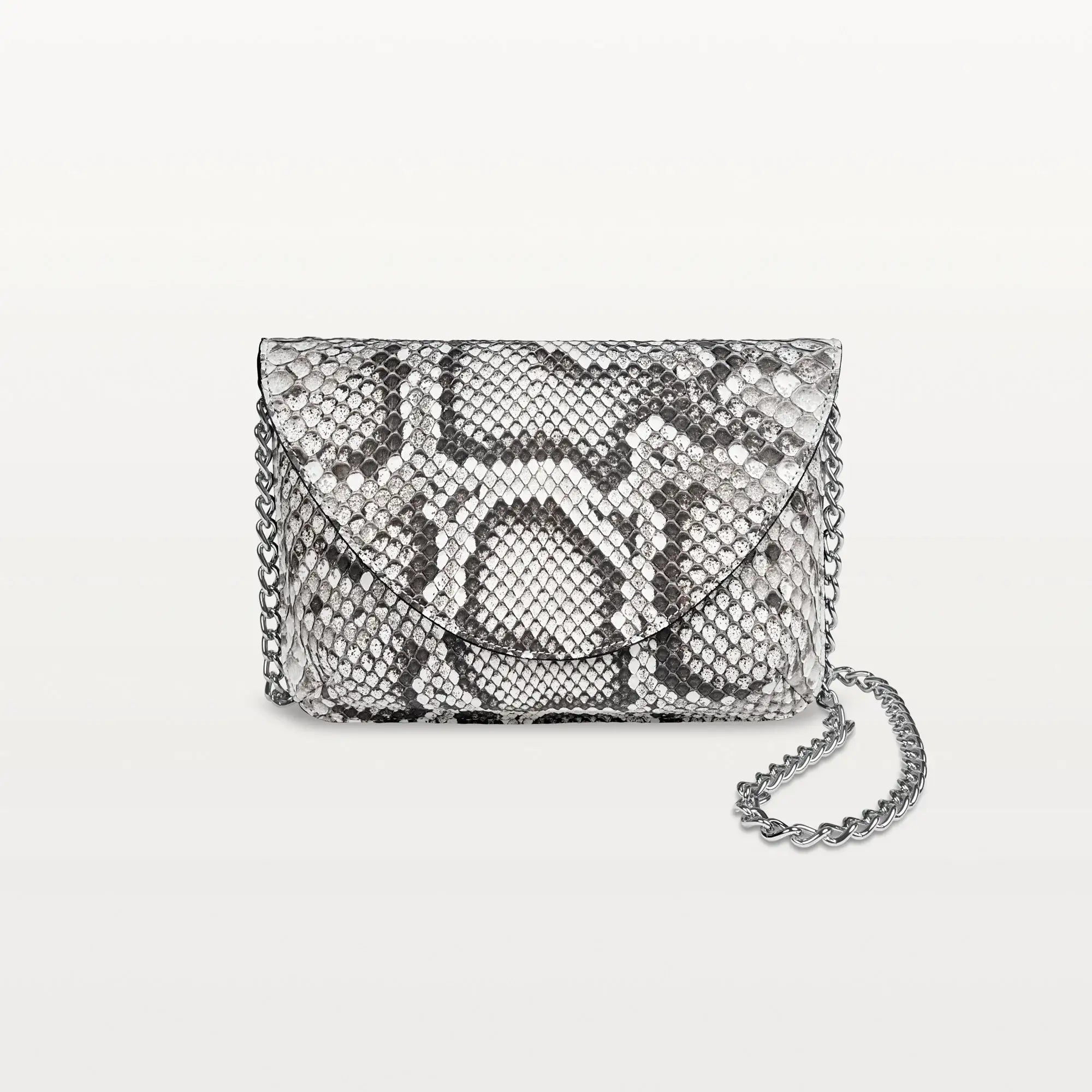 Serafina Crossbody in Natural Python (Monroe Print)
