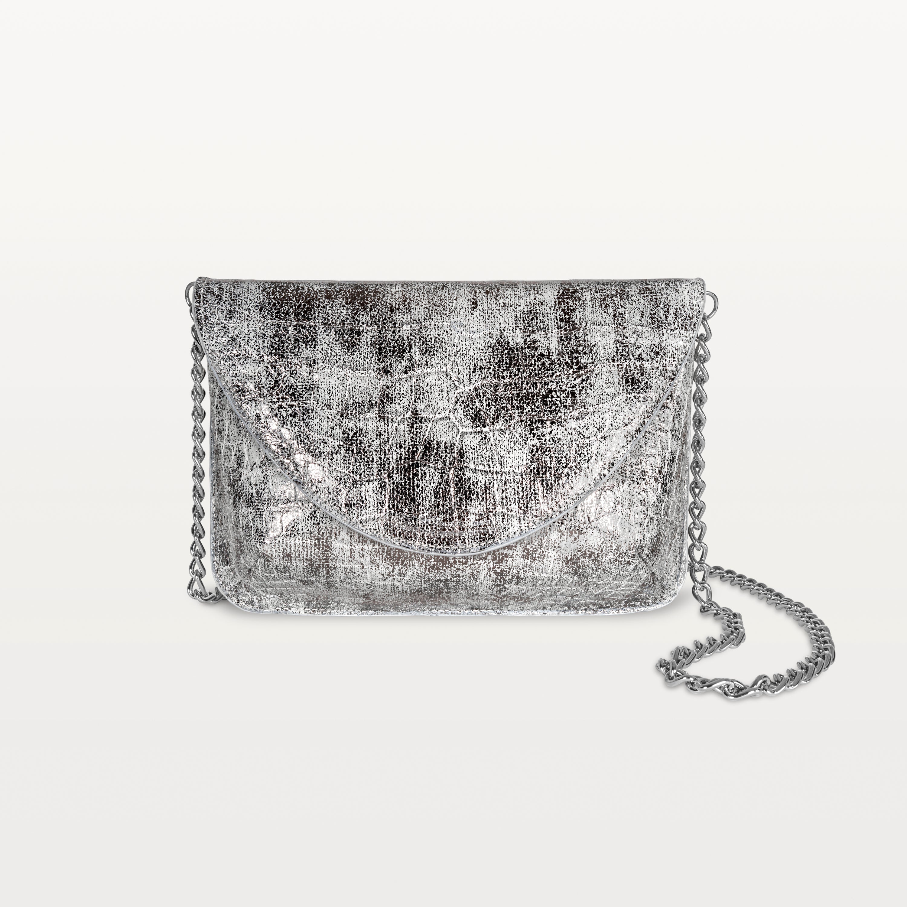 Seraphina Crossbody in Heritage Silver Alligator