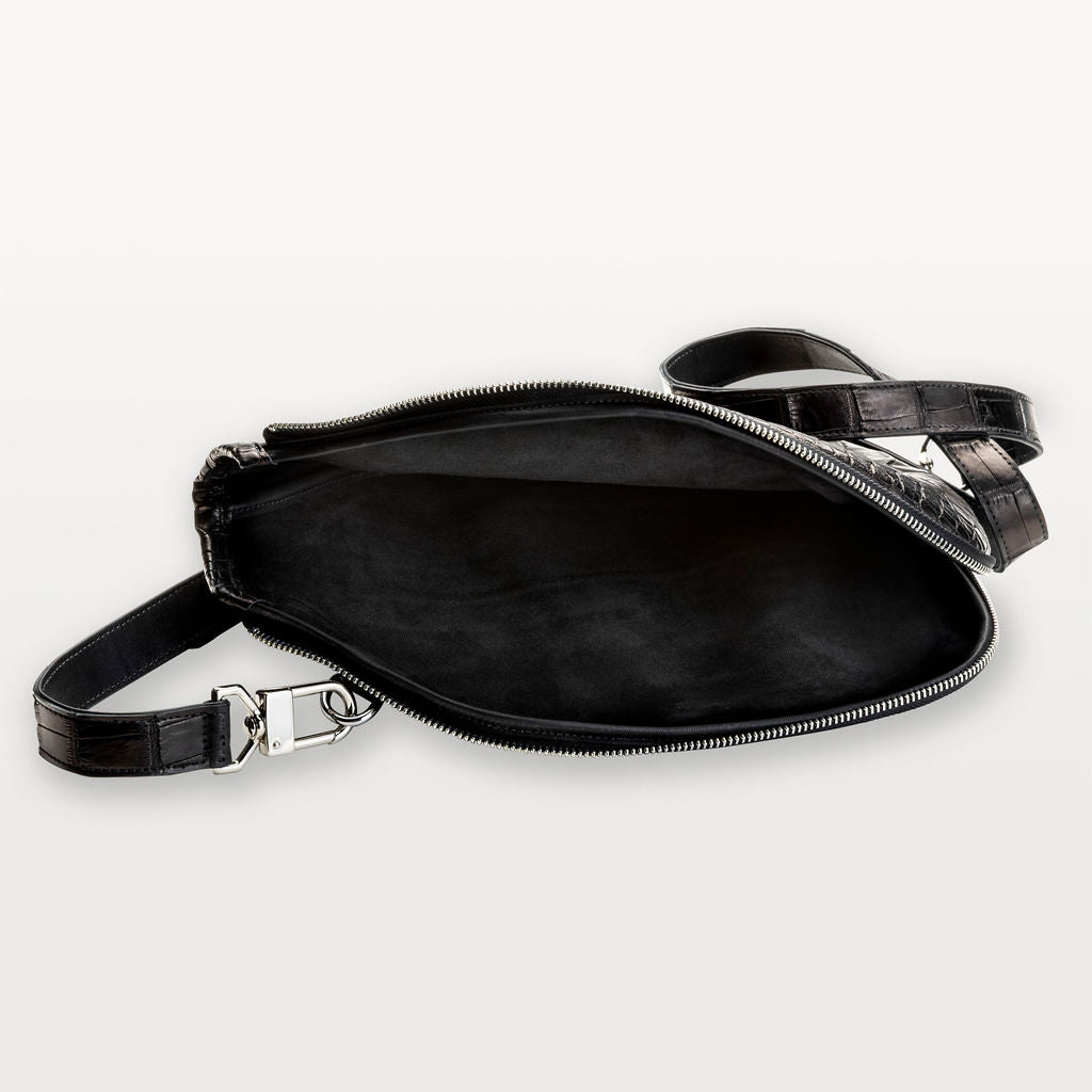Victory Luxe Pickleball Paddle Cover in Black Alligator