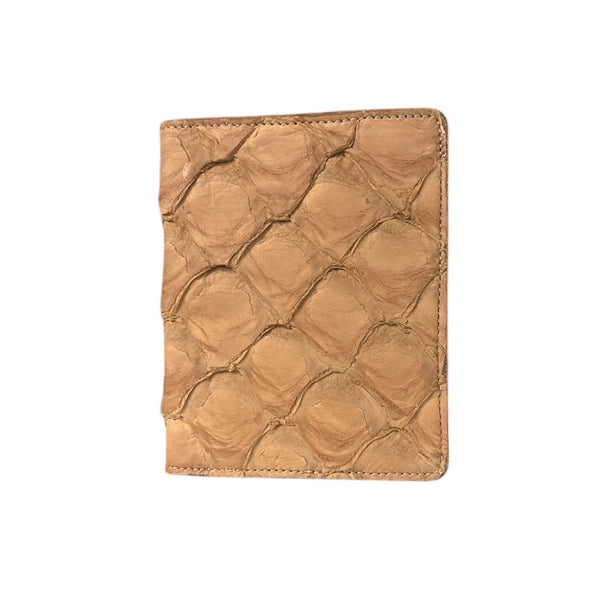Passport Holder - Cognac Pirarucu