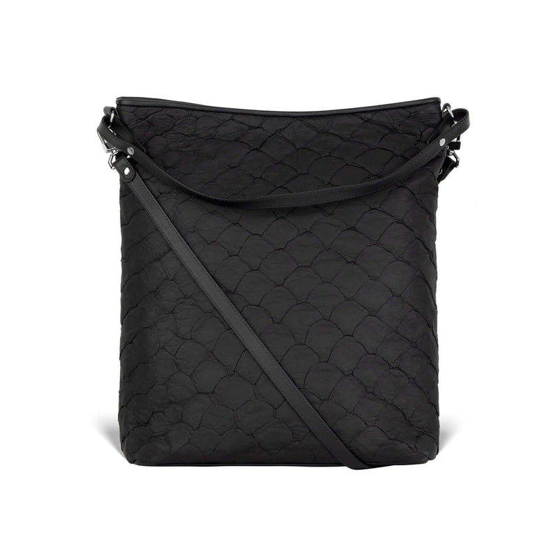 Playa Shoulder Bag - Black Pirarucu