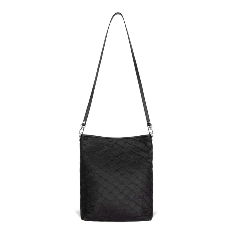 Playa Shoulder Bag - Black Pirarucu