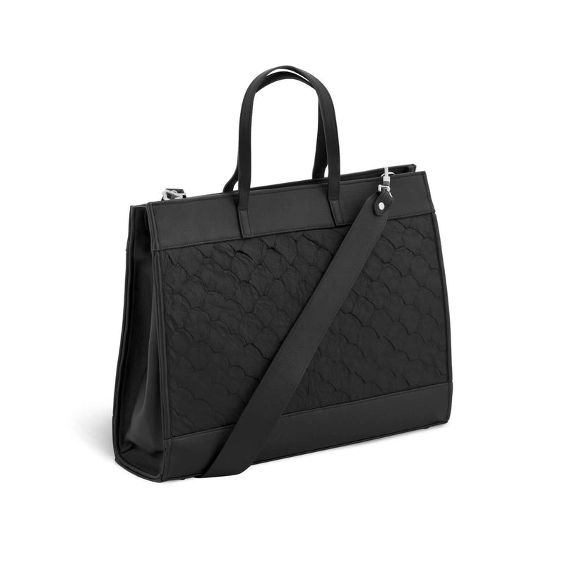 Braemar Tote - Black Pirarucu