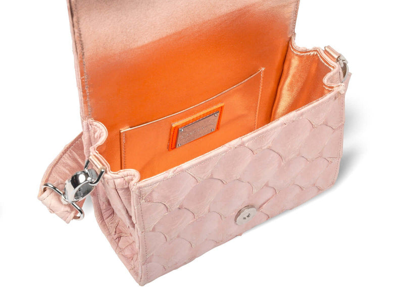 Lola Crossbody - Pink Pirarucu