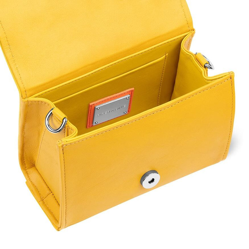 Lola Crossbody - Honey Yellow Pirarucu